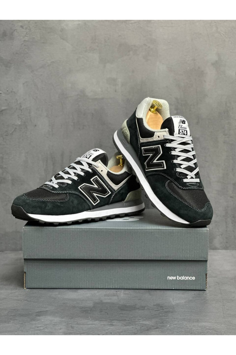 New Balance Кроссовки 574 "Triple Contrast Black"