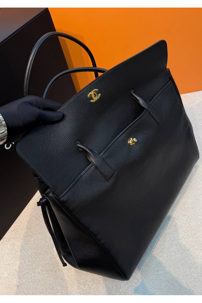 Chаnеl Кожаная сумка Shopping premium 45x32x17 см