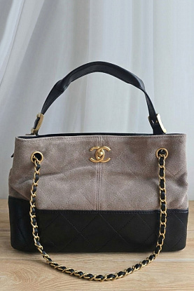 Женская комбинированная сумка 36x26 см