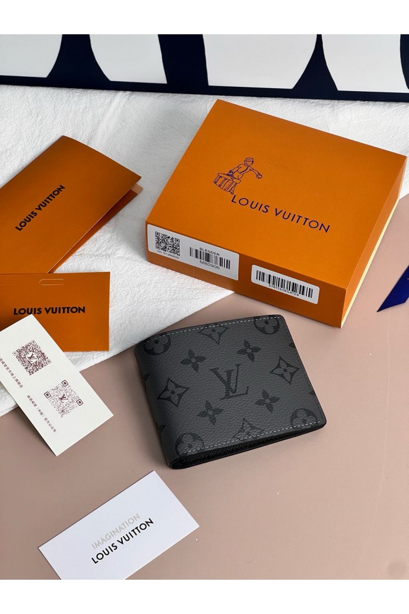 Lоuis Vuittоn Кожаный кошелёк Slender Premium 11x8.5x1 см