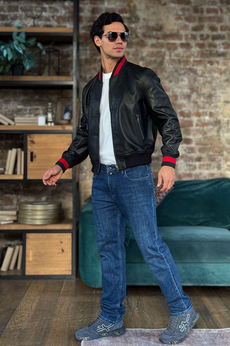 Gucci Кожаная куртка premium