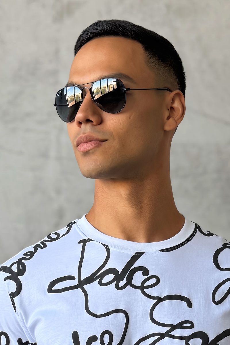 Ray Ban Солнцезащитные очки Aviator Large Metal - Black