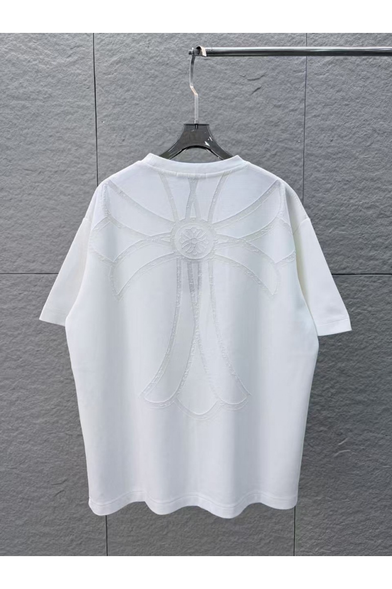 Chrome Hearts Белая оверсайз футболка premium