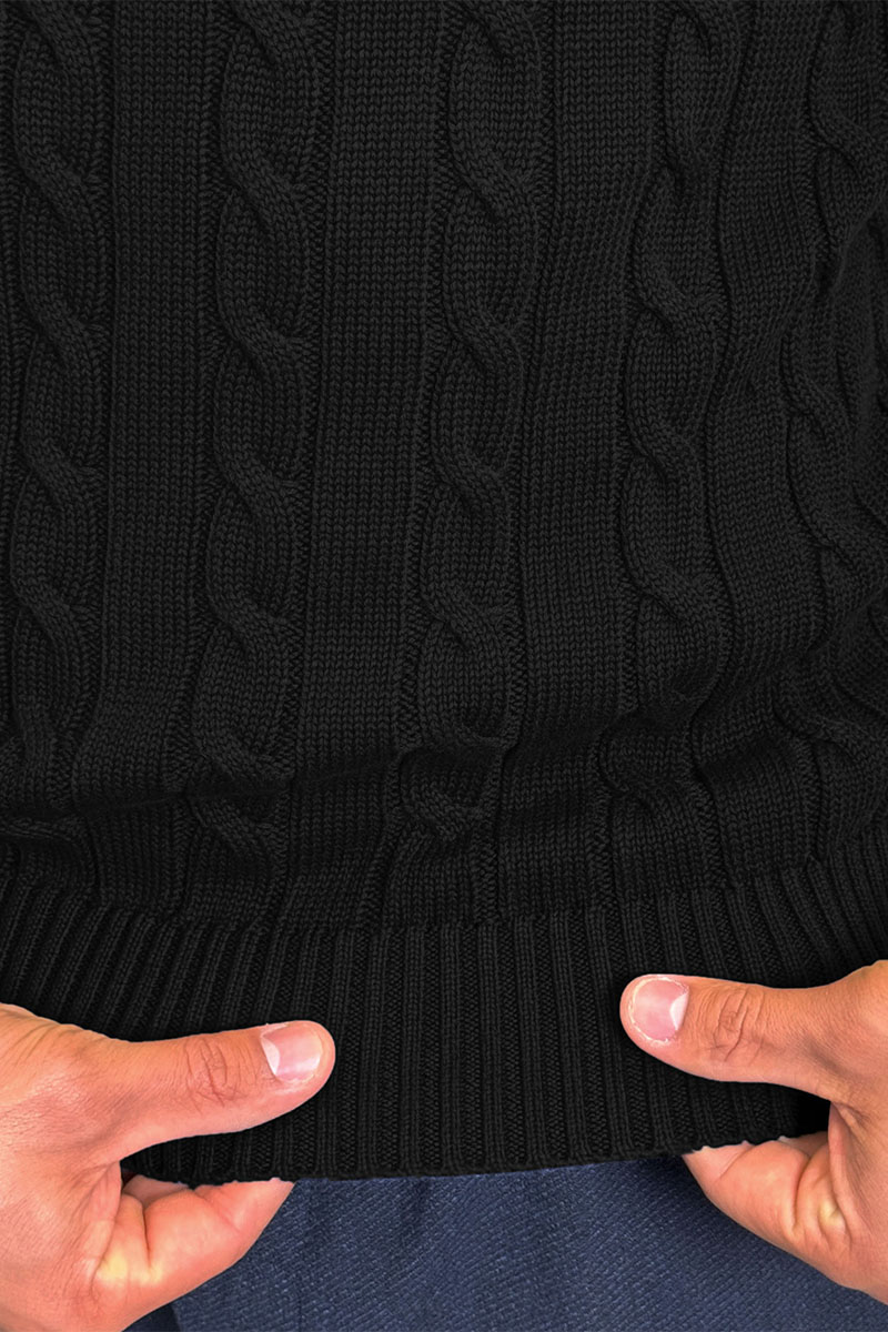 Polo Ralph Lauren Мужской свитер cable-knit - Black