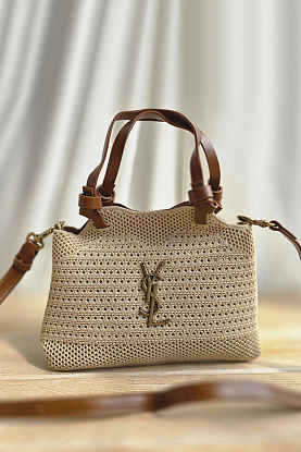 Плетёная сумка 21x15 см