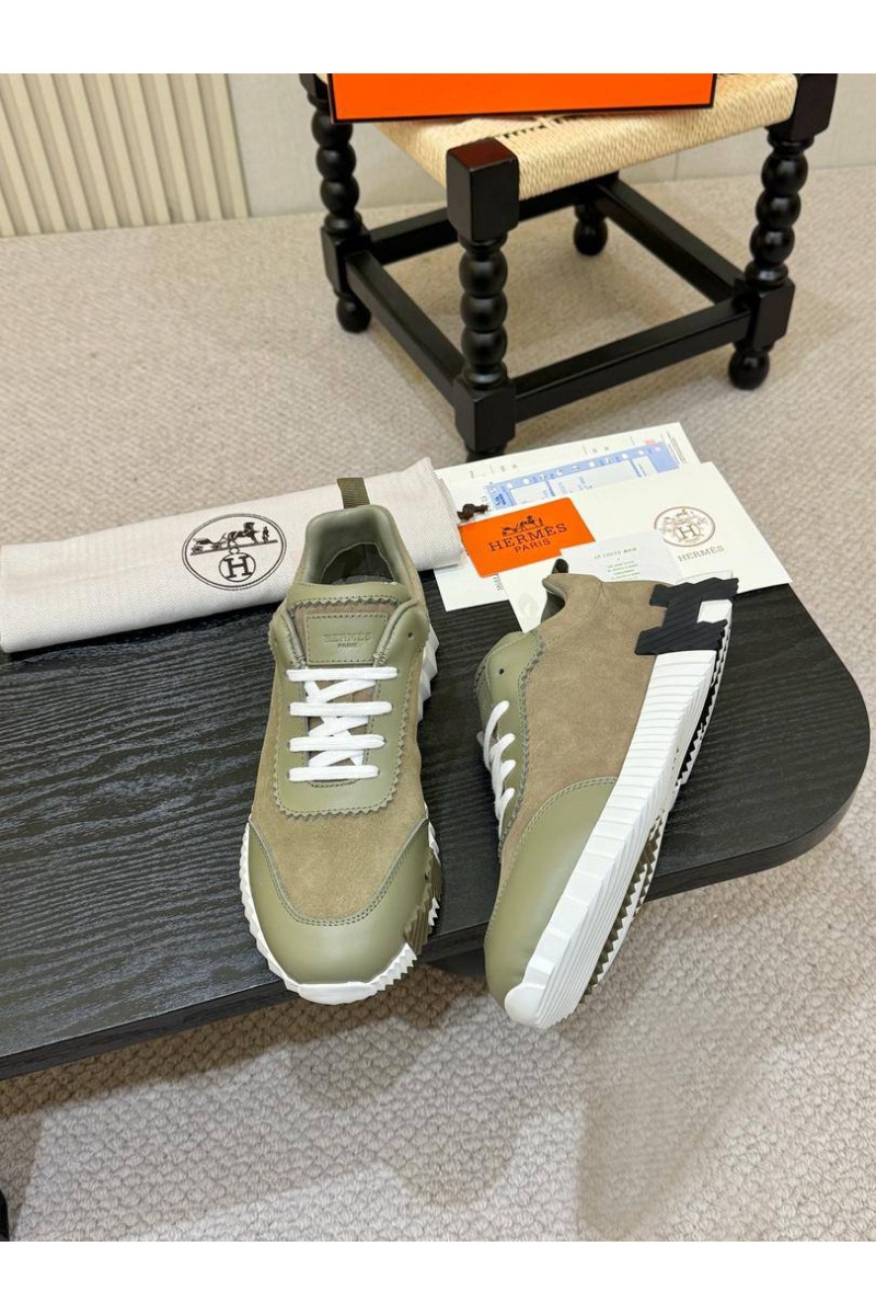 Hermes Мужские кроссовки Bouncing - Khaki