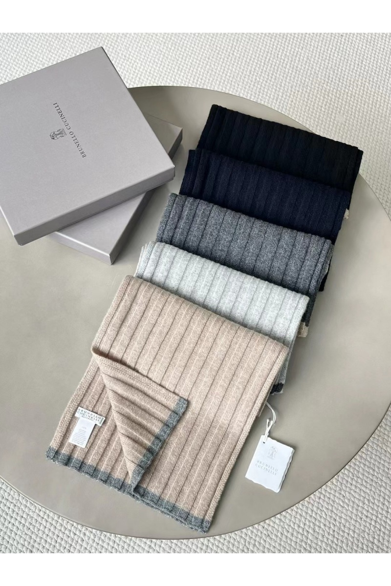 Designer Кашемировый шарф Premium - Dark Grey 