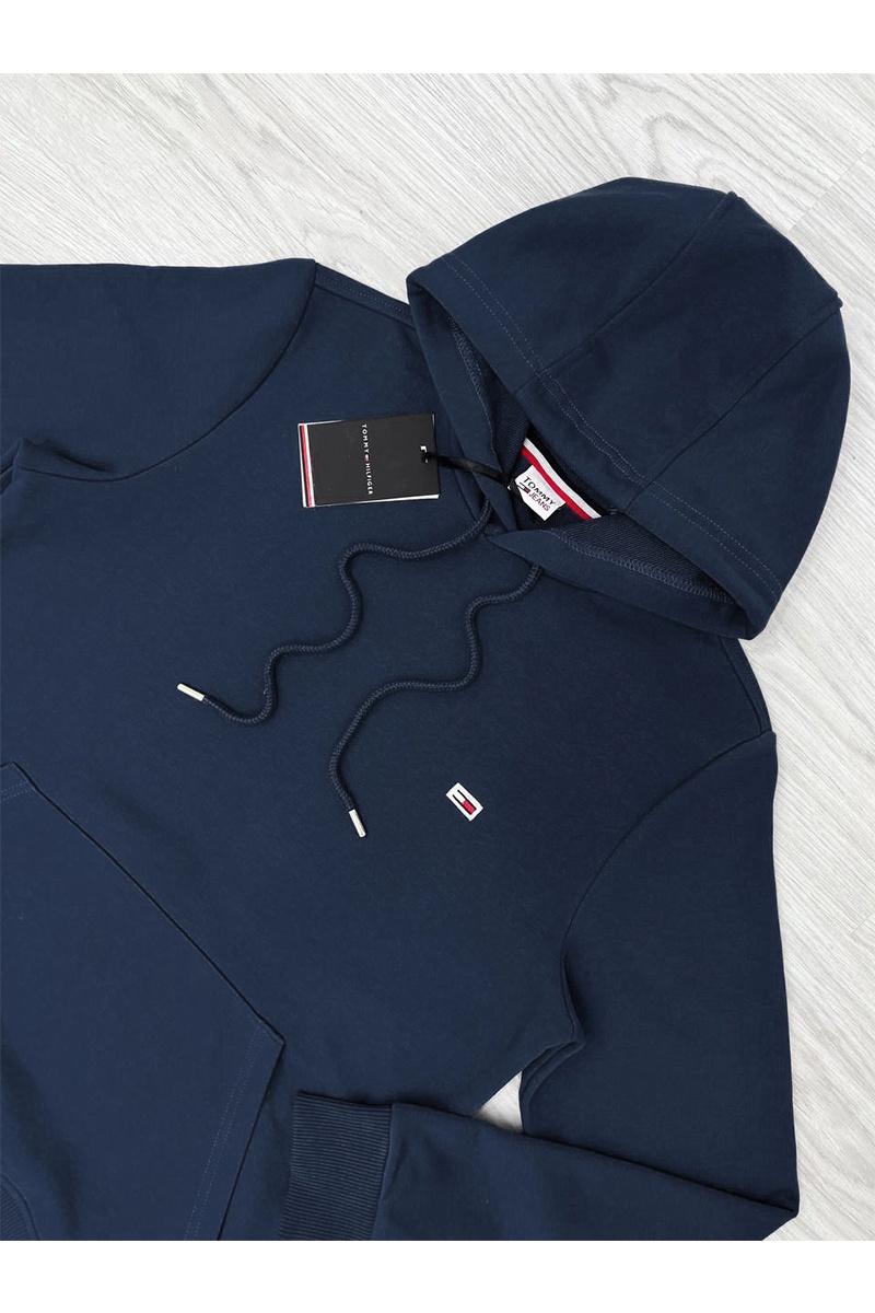 Tommy Hilfiger Мужское худи синего цвета 