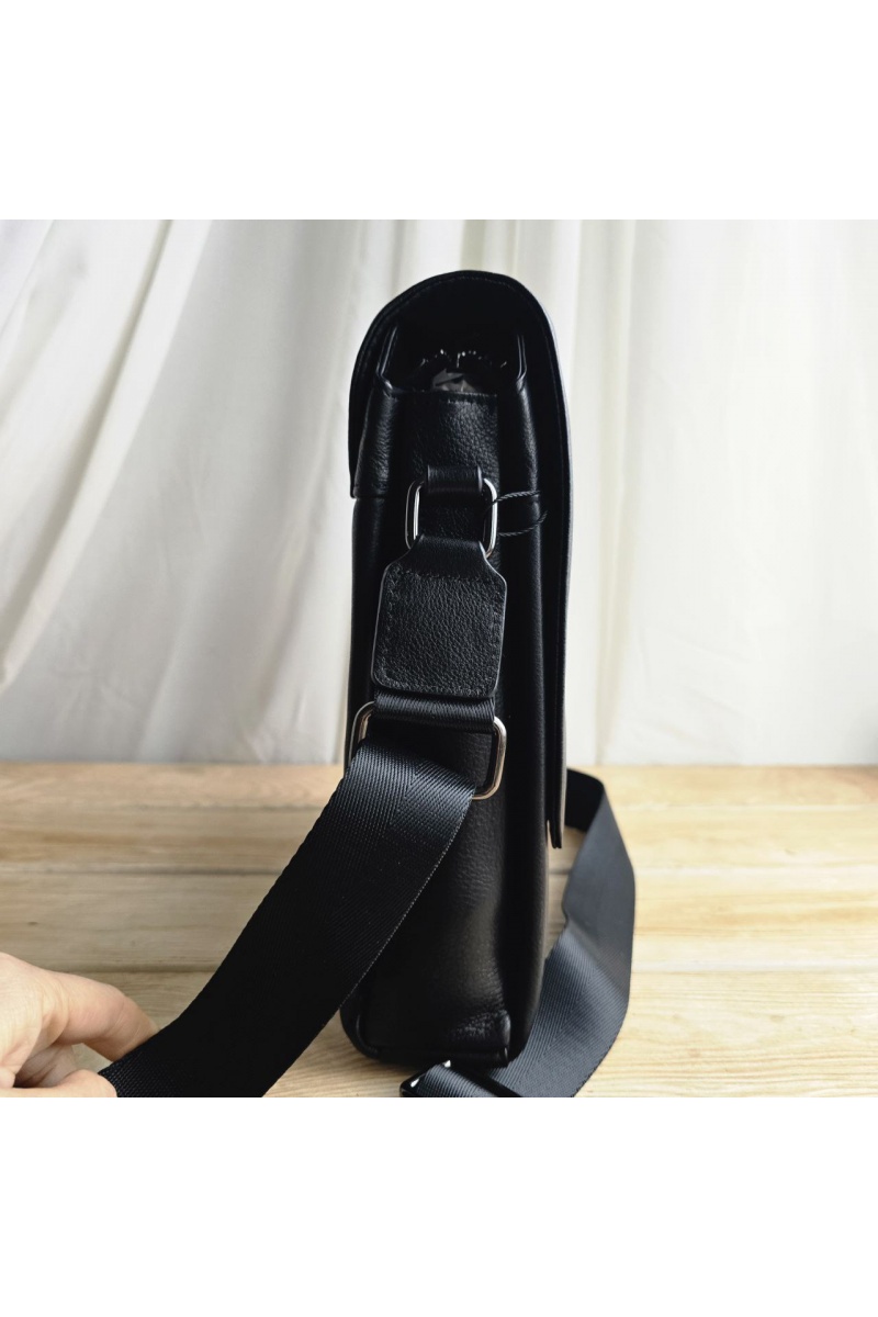 Montblanc Кожаная сумка - Black 26x22 см