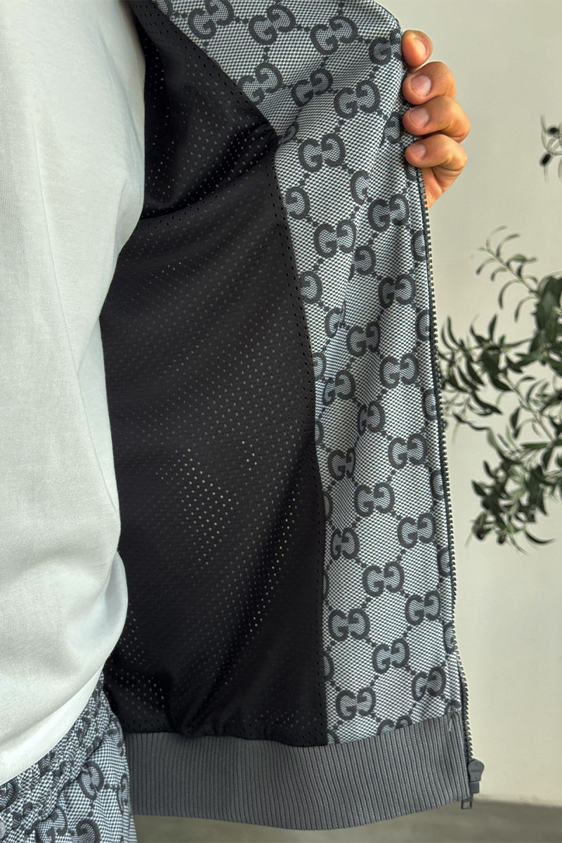 Gucci Кофта на молнии GG Monogram