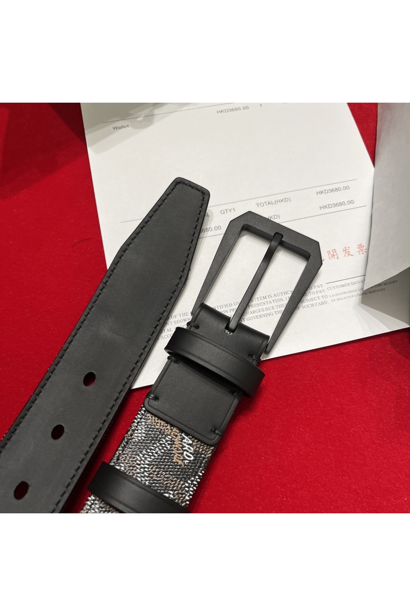Designer Clothing Кожаный ремень Goyard Florida Goyardine premium