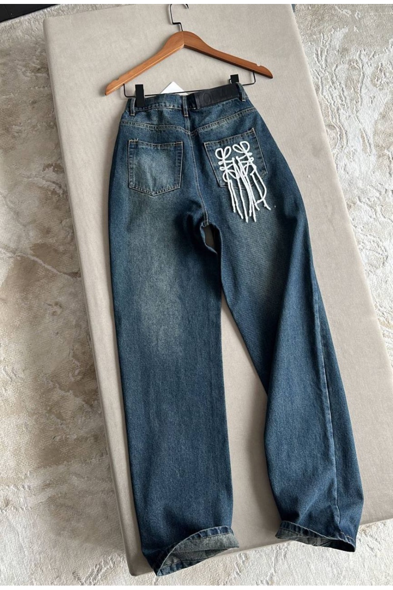 Loewe Женские джинсы синего цвета