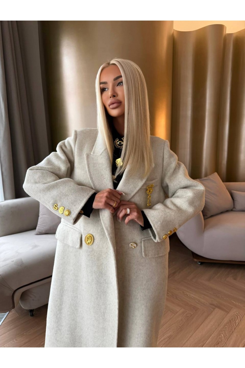 Schiaparelli Женское шерстяное пальто Premium - Beige