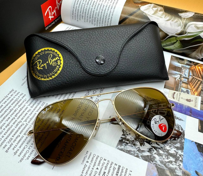 Ray Ban Солнцезащитные очки Aviator Large Metal