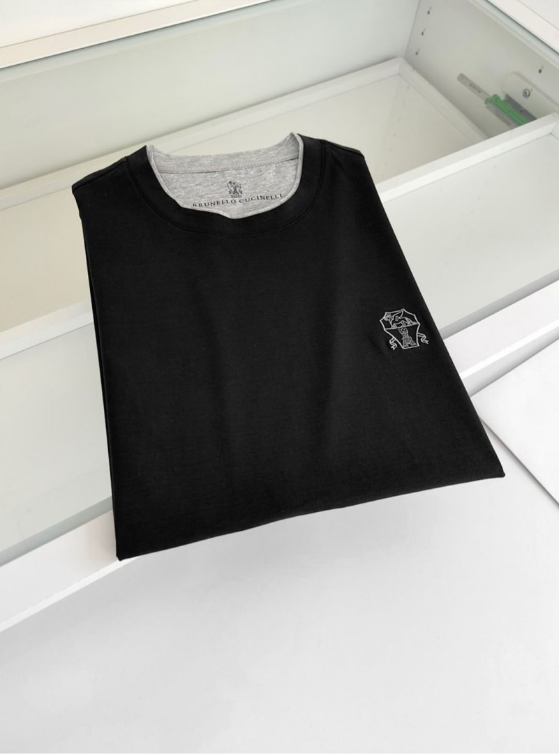 Designer Мужская чёрная футболка Premium