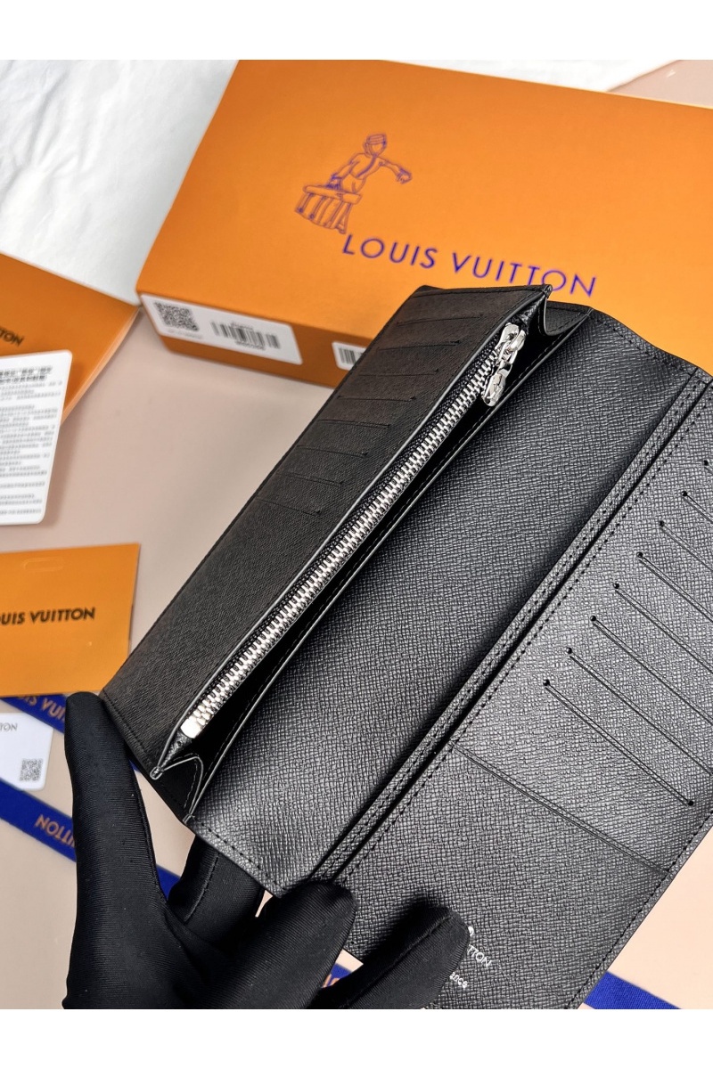 Lоuis Vuittоn Кожаный бумажник Brazza Premium 19x9.5x2.5 см