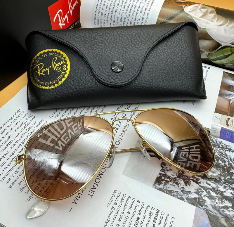 Ray Ban Солнцезащитные очки Aviator Large Metal
