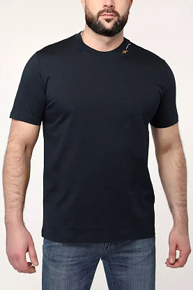 Мужская футболка logo-patch - Navy 