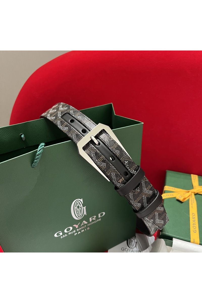 Designer Clothing Кожаный ремень Goyard Florida Goyardine premium 