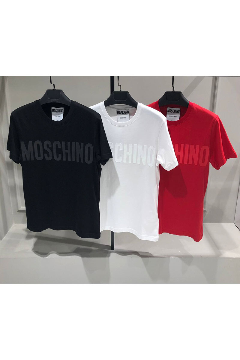 Moschino Мужская белая футболка
