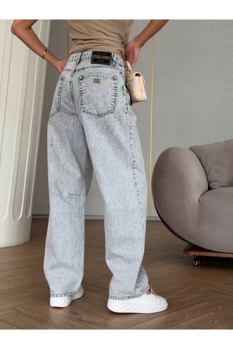 MIU MIU Женские синие джинсы premium