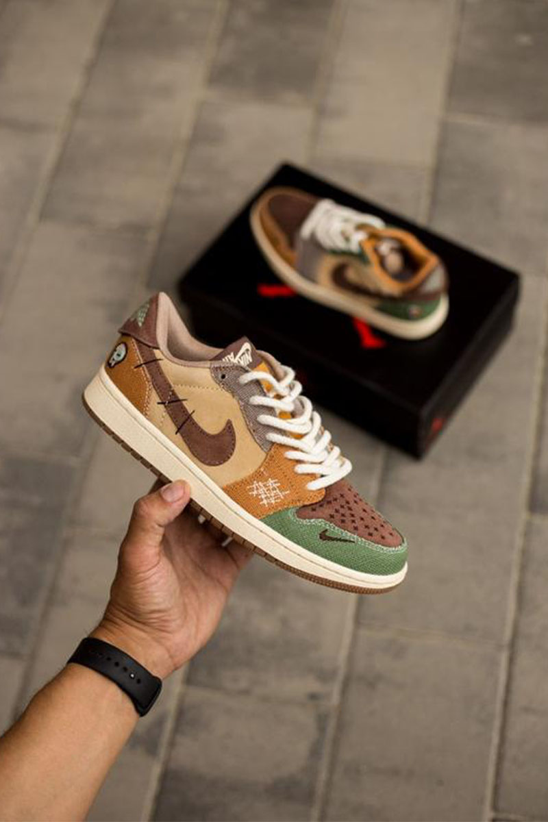 Nike Кроссовки Zion Williamson x AJ1 Low OG "Voodoo"