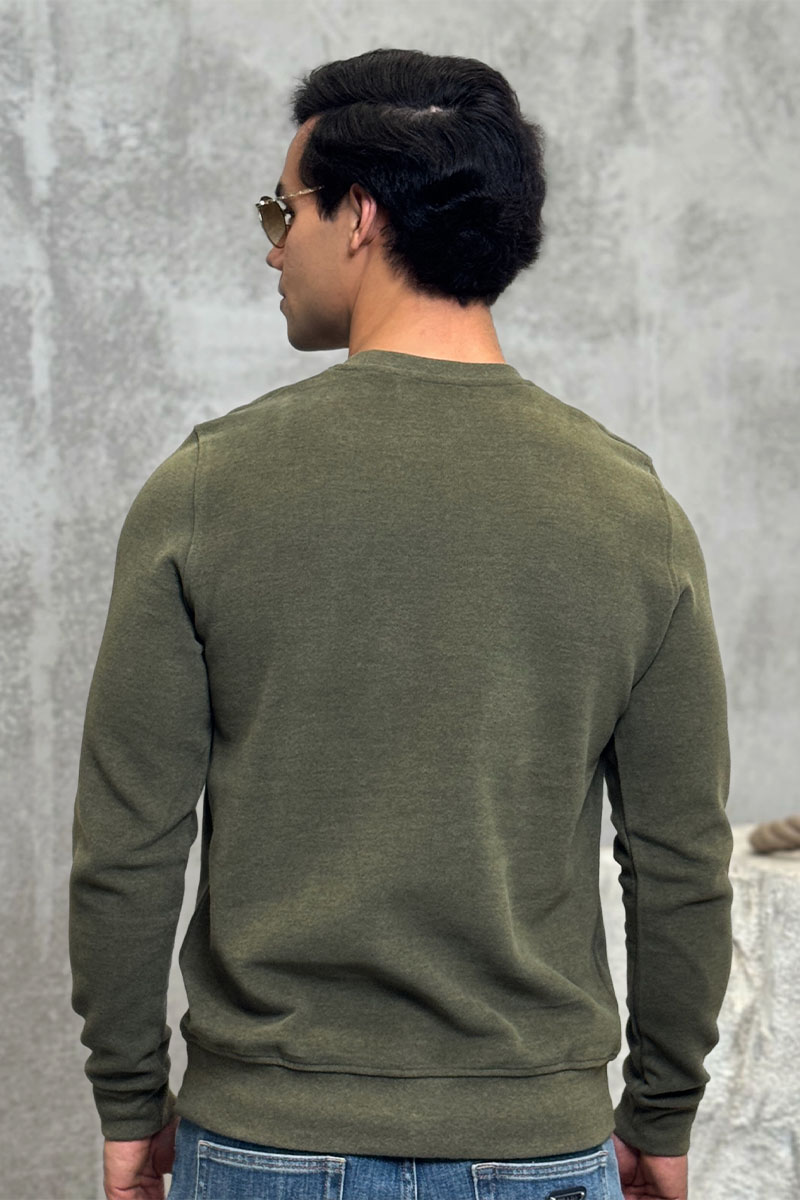 Tommy Hilfiger Мужской свитшот зелёного цвета