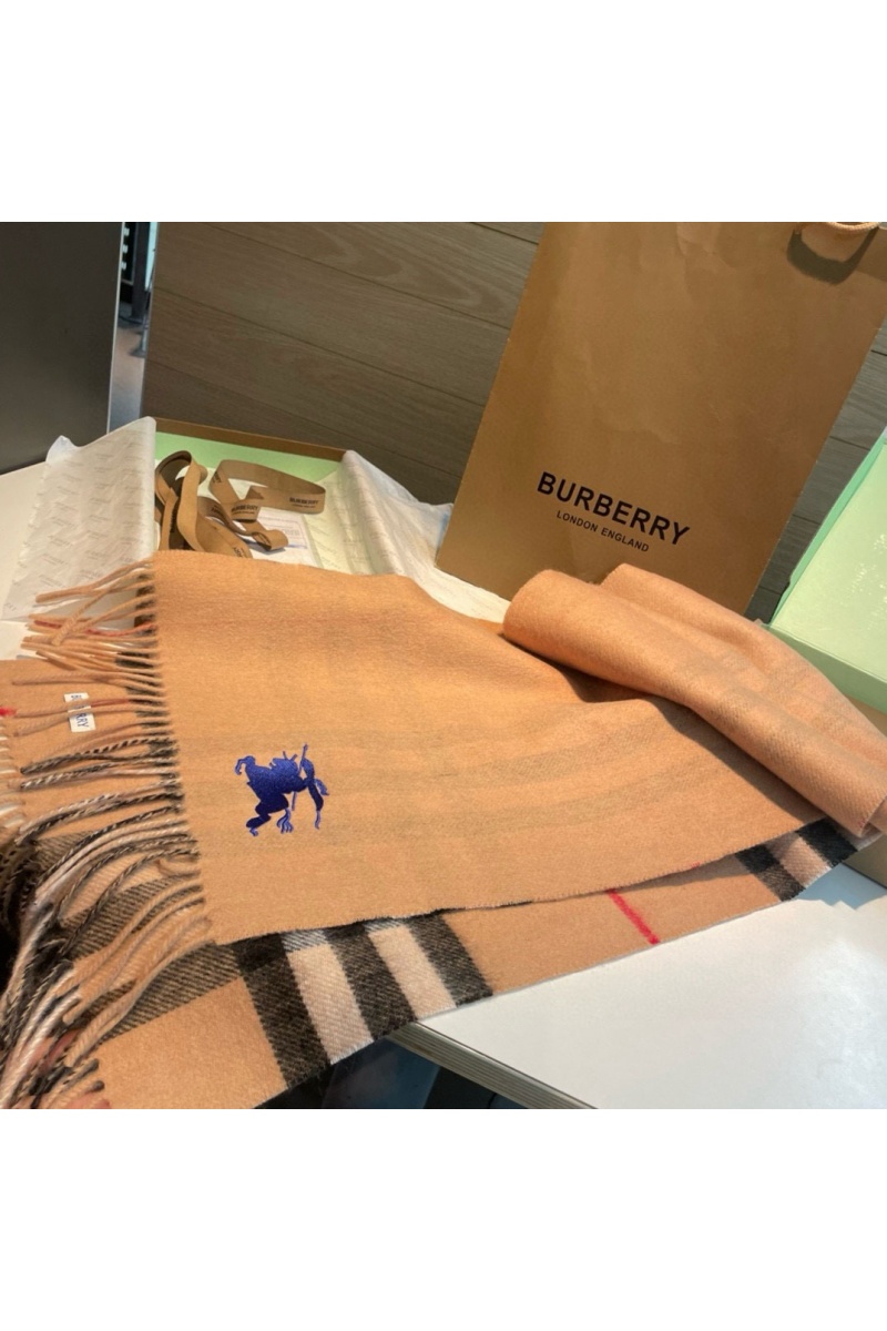 Burberry Шарф Check premium 182x30 см - Chestnut