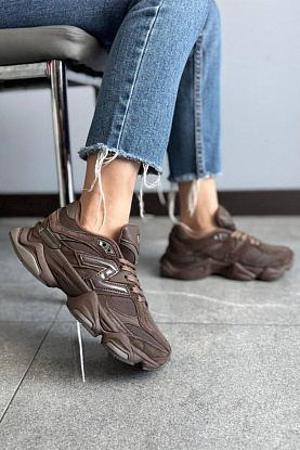 Кроссовки 9060 "Chocolate Brown"