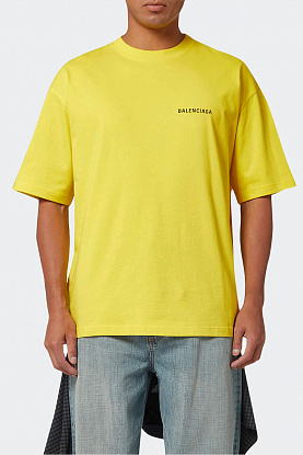 Жёлтая оверсайз футболка Medium Fit Vintage