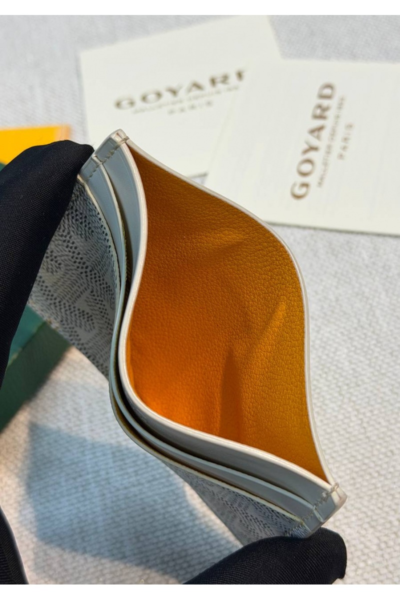 Designer Clothing Кожаный кардхолдер Goyard Saint Sulpice premium 10.5x7 см