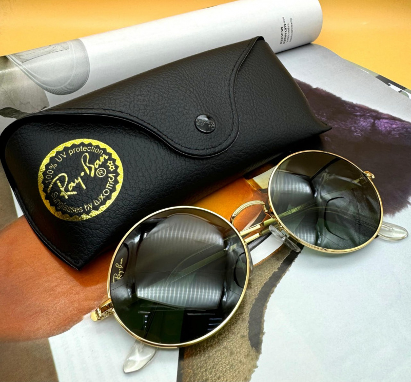 Ray Ban Солнцезащитные очки Oval Metal - Green