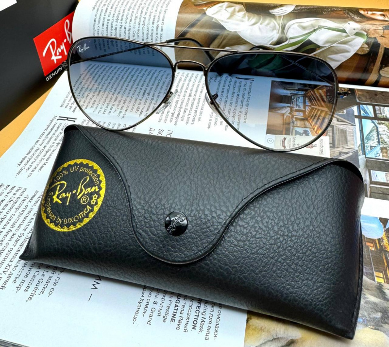 Ray Ban Солнцезащитные очки Aviator Large Metal