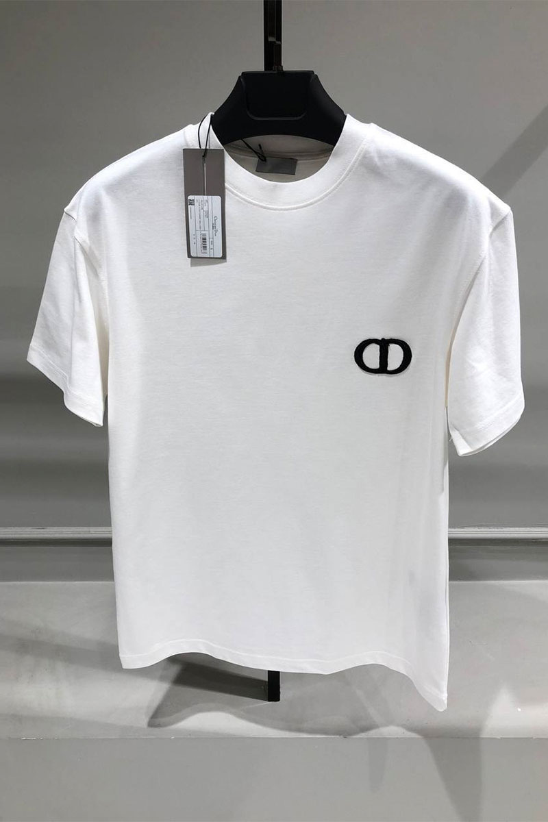 Dior Мужская футболка CD Icon - White