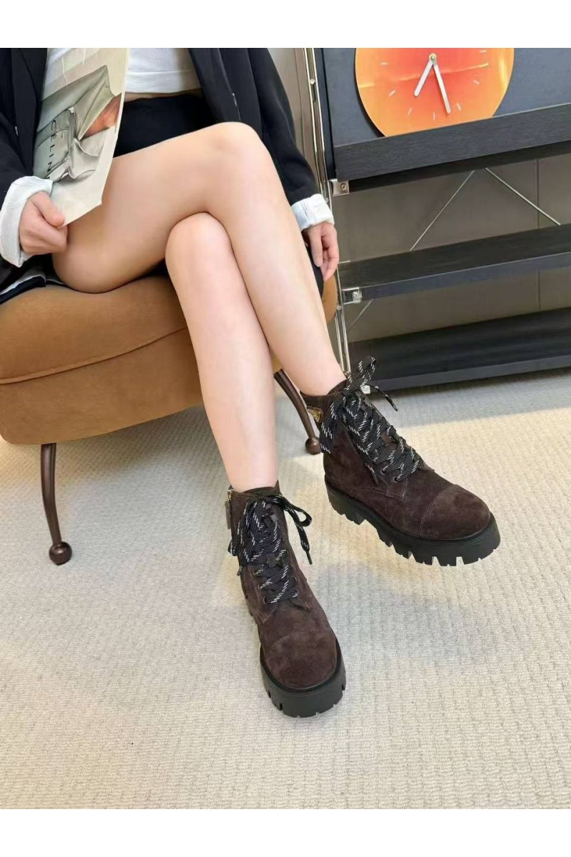 Prada Женские замшевые ботинки 