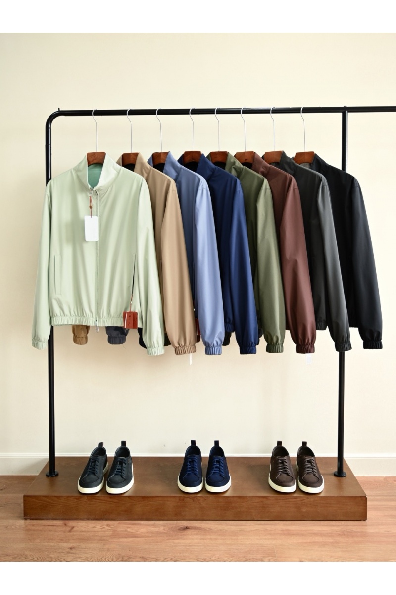 Loro Piana Двусторонняя ветровка premium - Mint Green