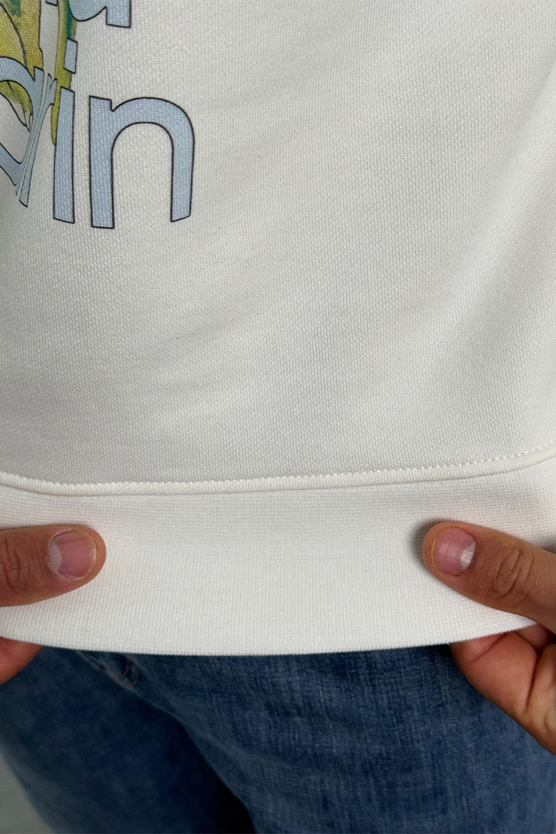 Casablanca Белая кофта Fond Marin