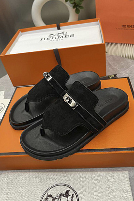 Женские кожаные шлёпанцы Empire premium