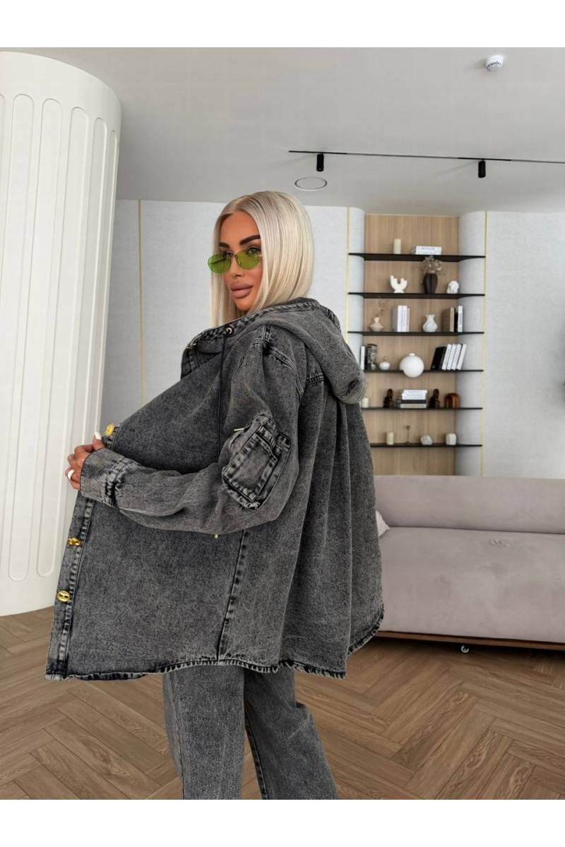 Schiaparelli Женский джинсовый костюм premium - Grey