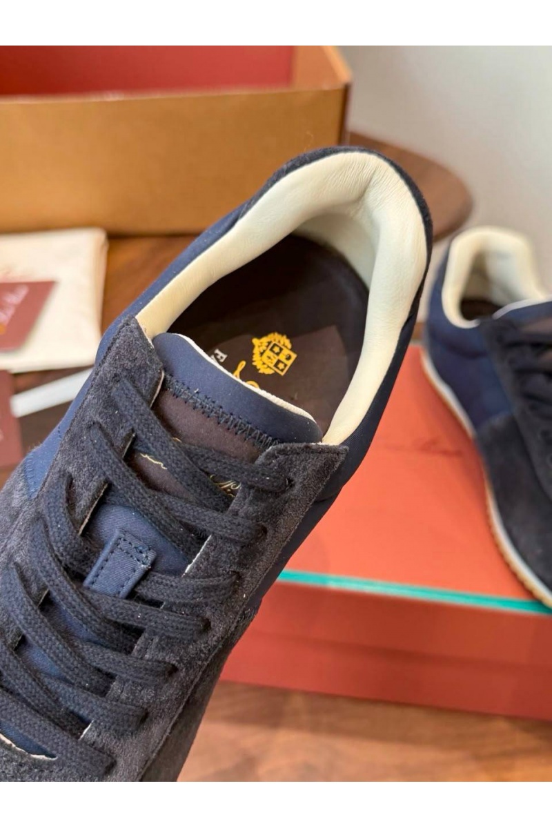 Loro Piana Женские замшевые кроссовки Fast Walk premium