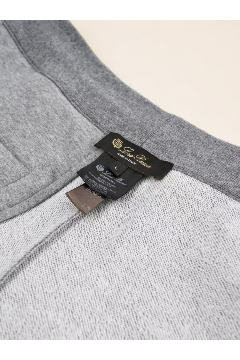 Loro Piana Мужские светло-серые шорты premium