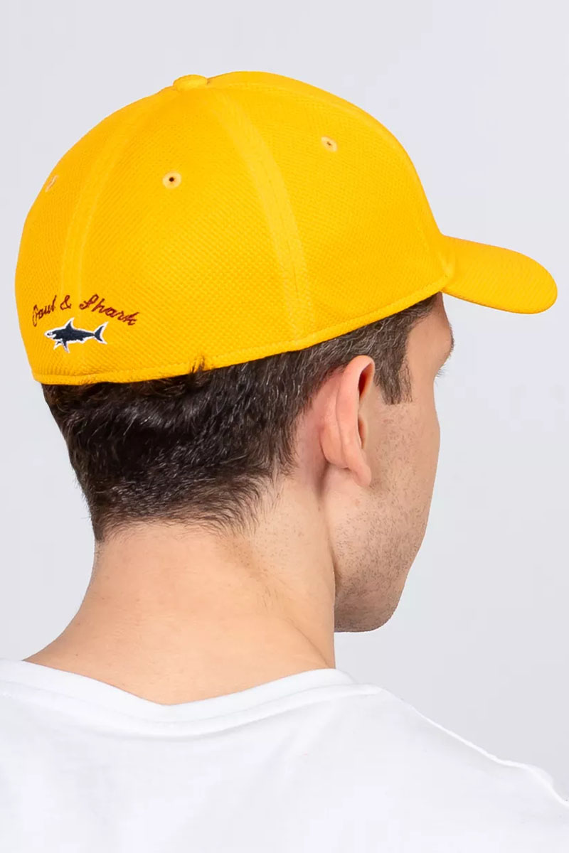 Paul & Shark Мужская жёлтая бейсболка logo-patch