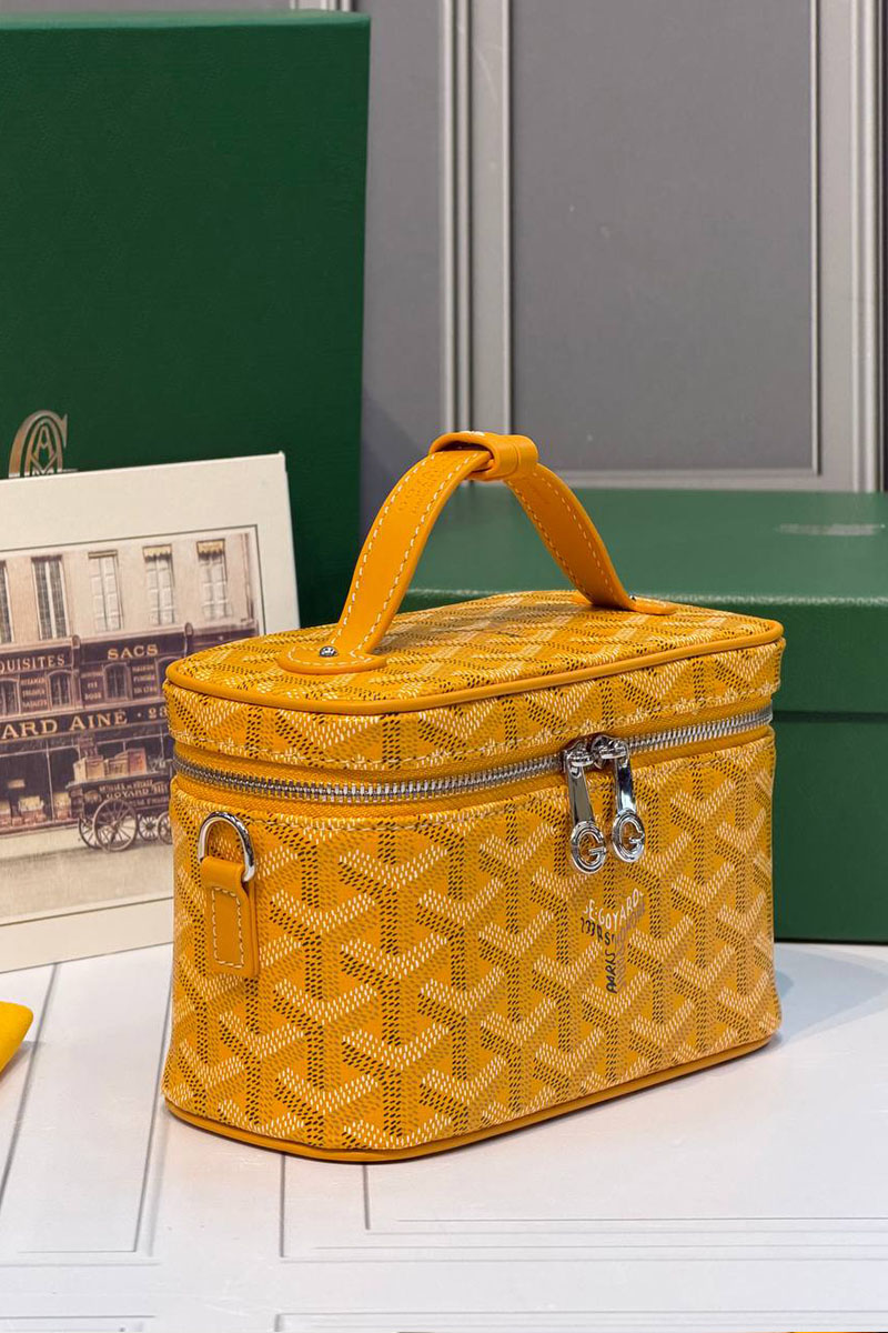 Designer Clothing Кожаная сумка Goyard Muse Mini Vanity ​premium 16,5x10,5x8 см