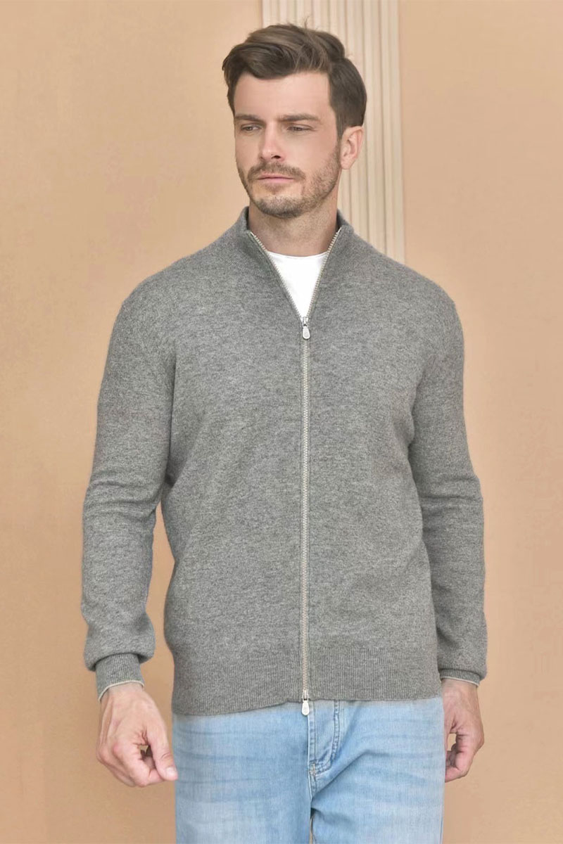 Designer Кашемировый свитер Premium - Grey