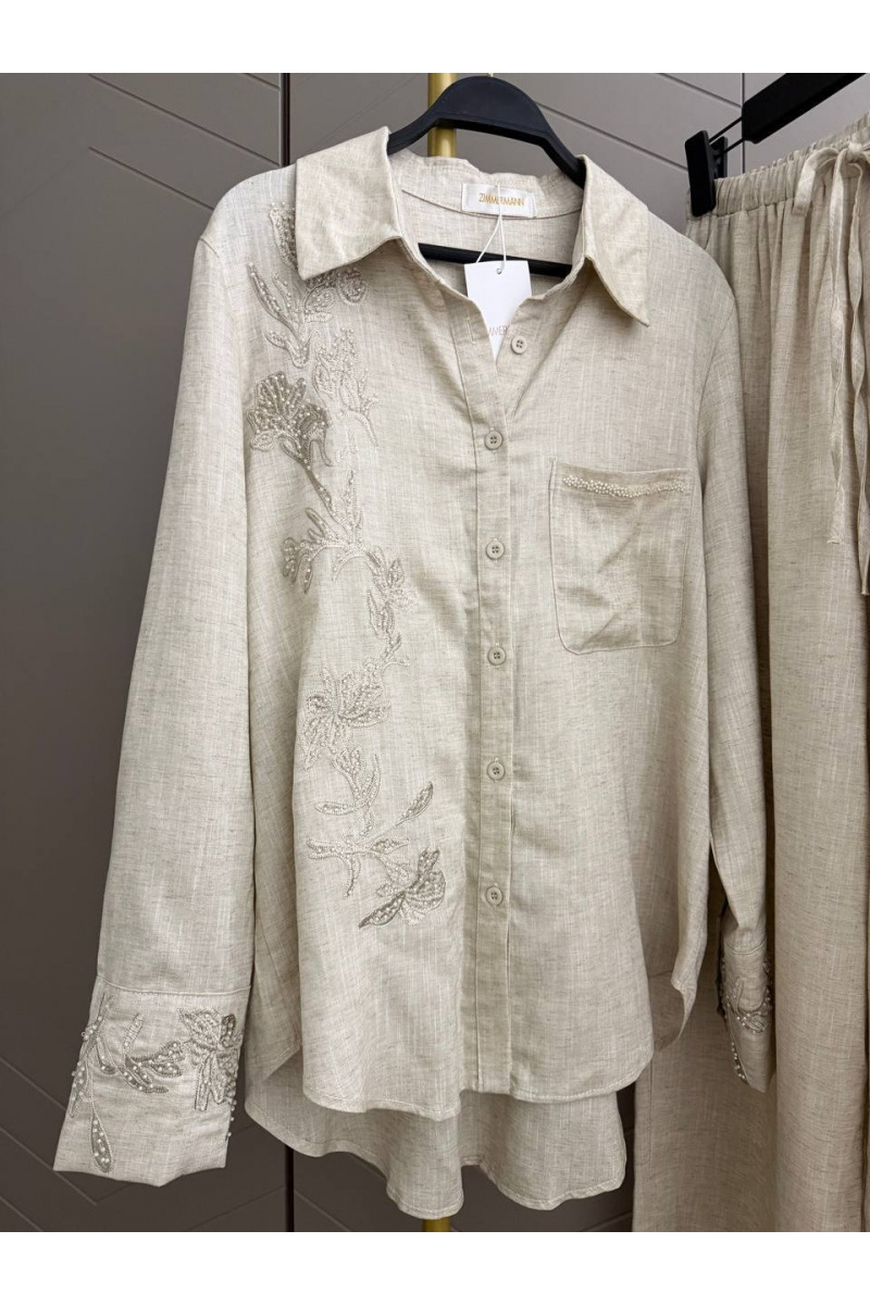 Zimmermann Женский бежевый костюм premium