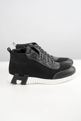 Кроссовки с мехом Bouncing high-top - Grey