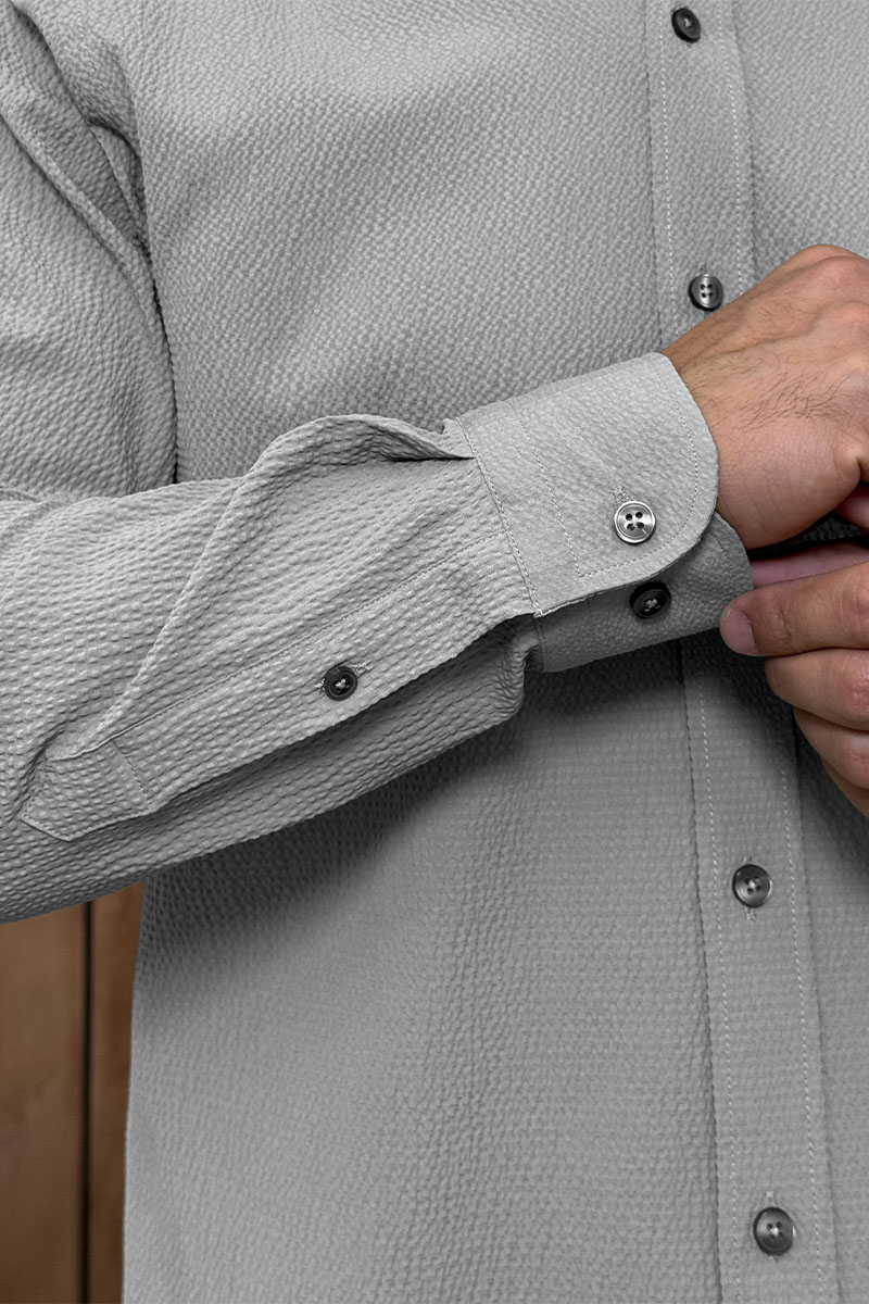 Etro Мужская серая рубашка Pegasus logo