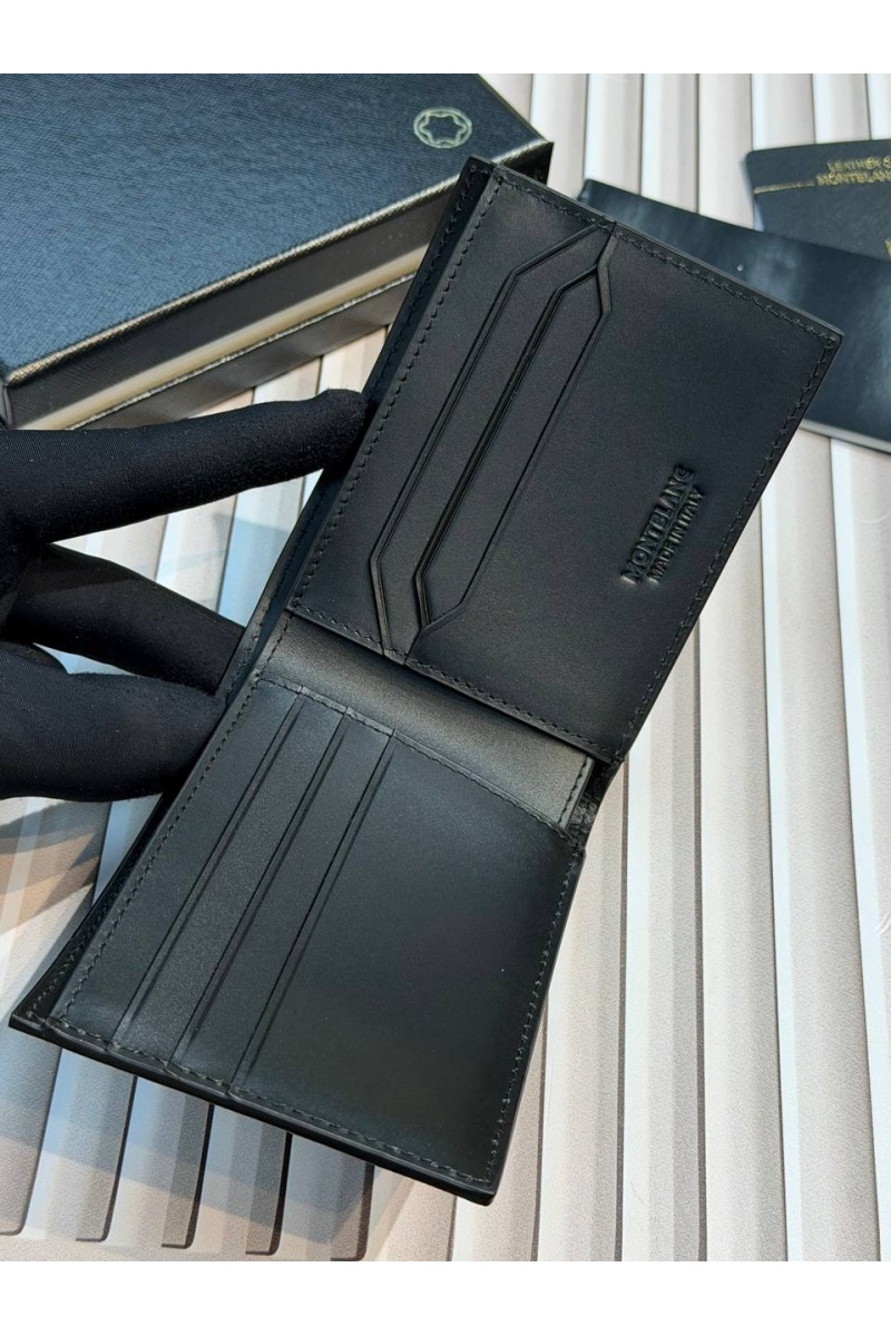 Montblanc Кожаный кошелёк Meistertuck Sartorial premium 11.5x9 см