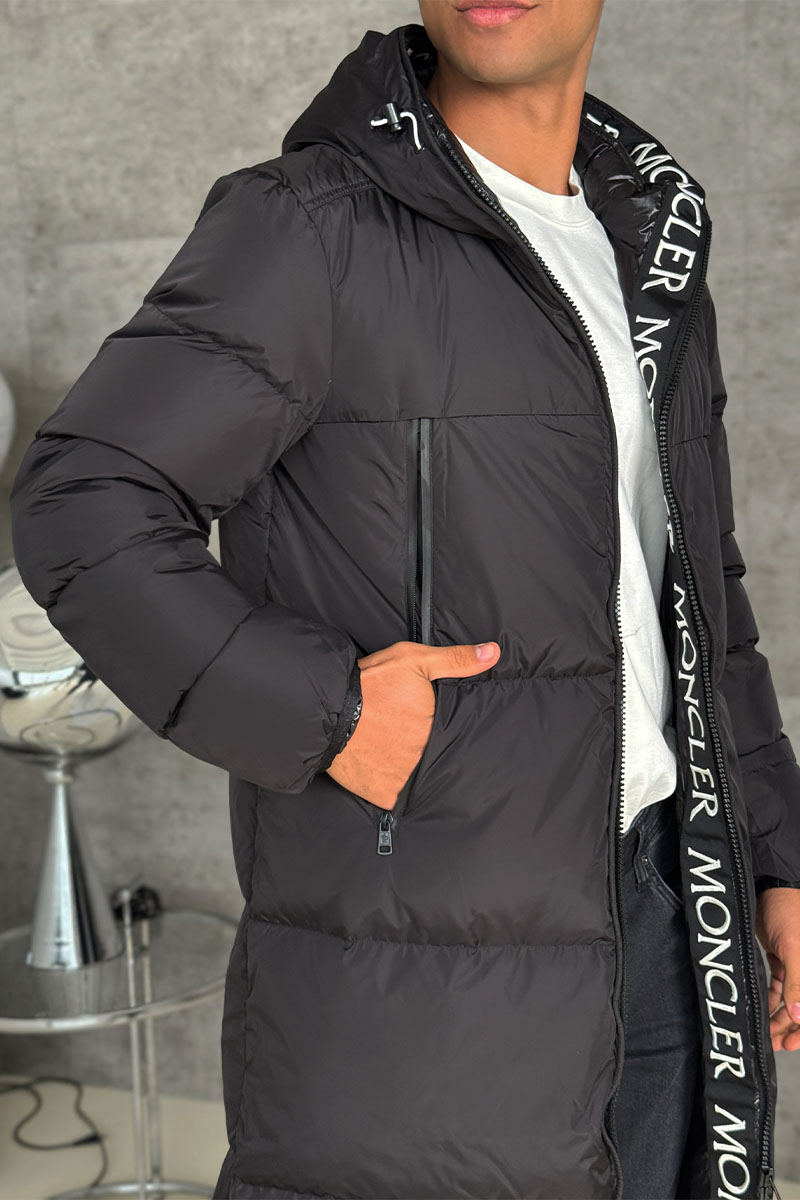 Moncler Мужская чёрная парка Templon 