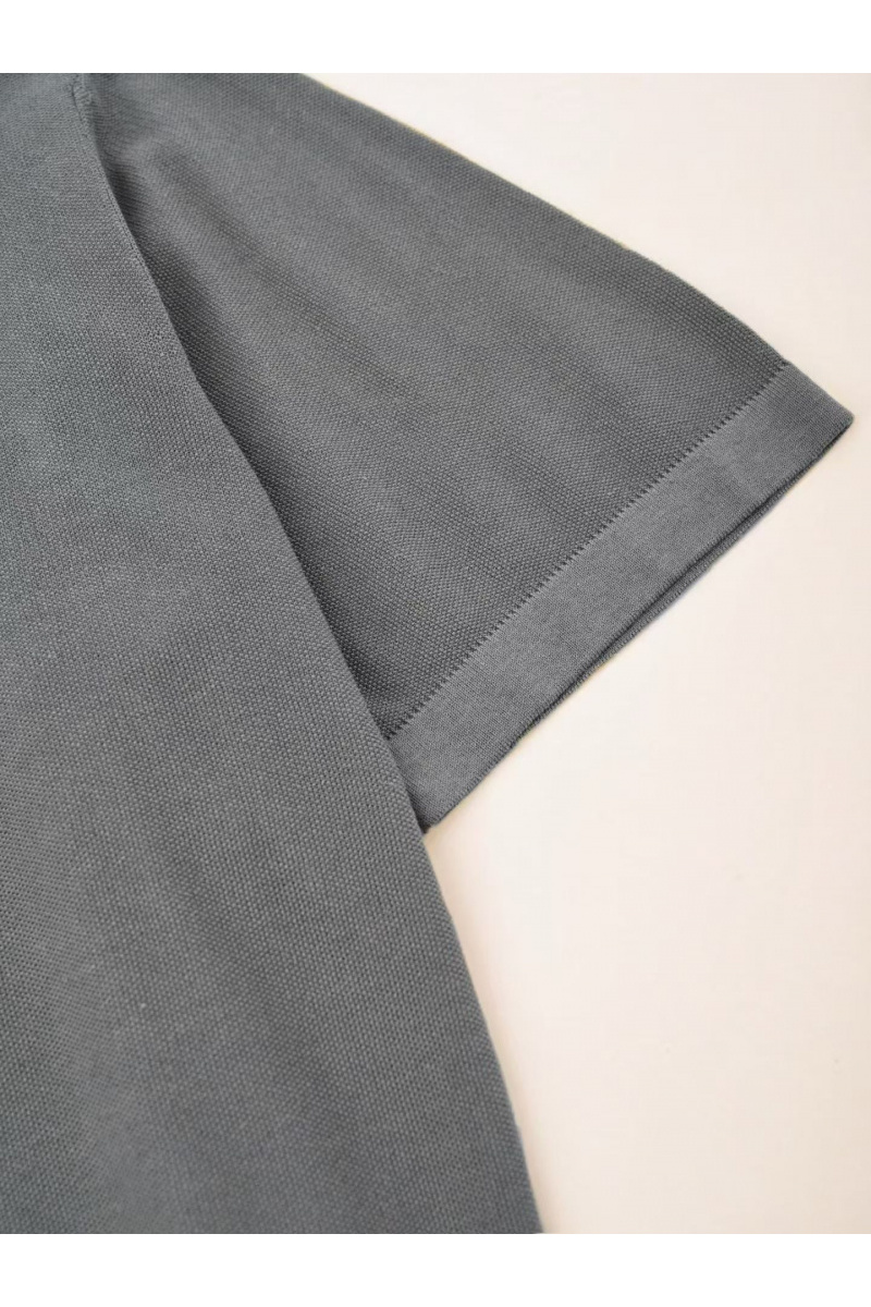 Loro Piana Мужская серая футболка premium